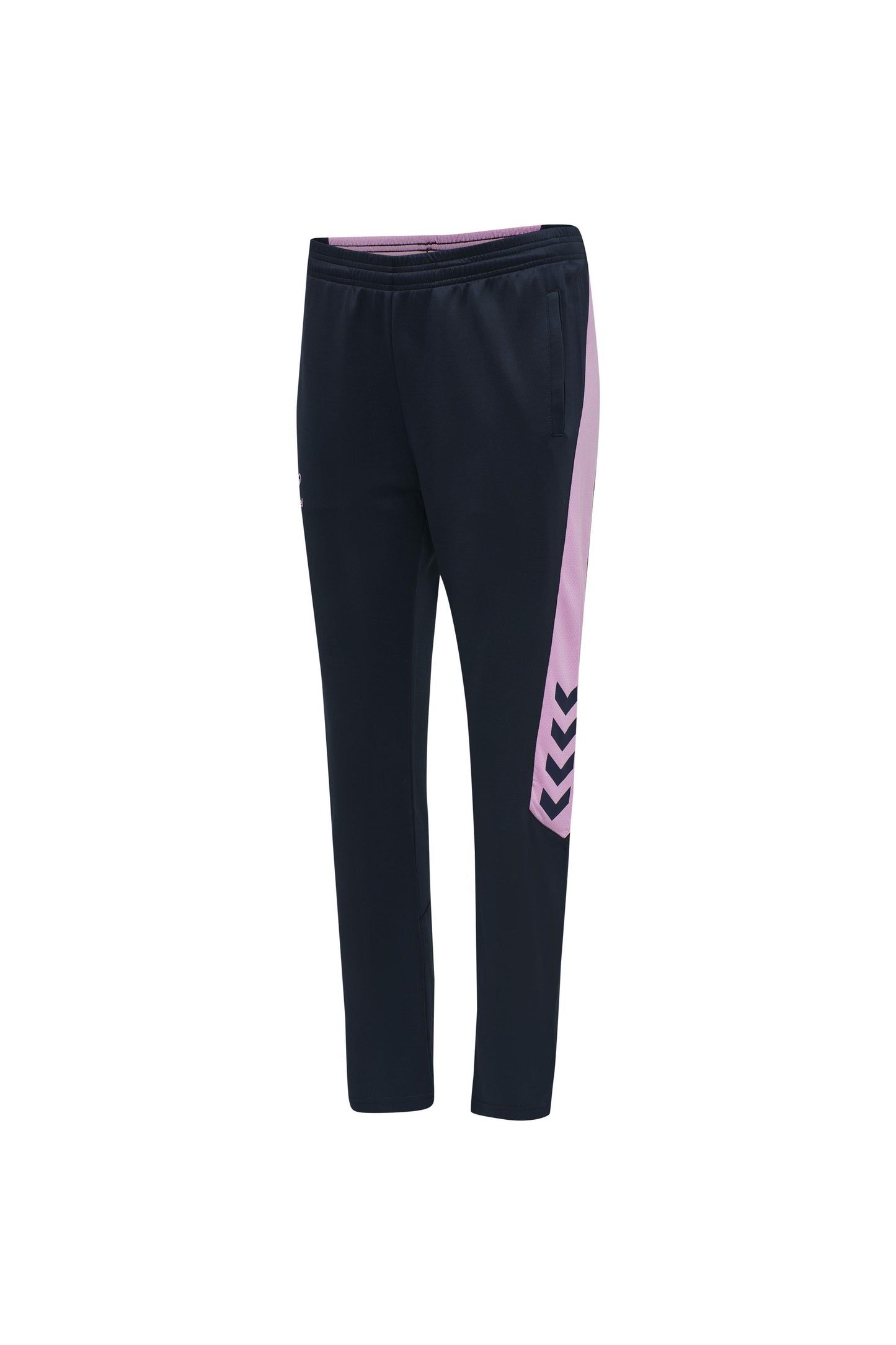 HUMMEL - Hmlaction Poly Training Pants Woman - Black Iris/orchid