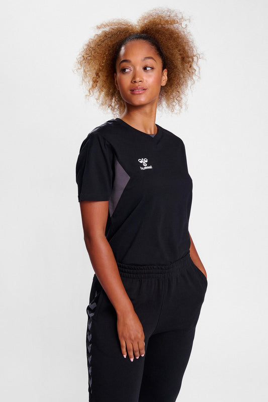 HUMMEL - Hmlauthentic Co T-shirt S/s Woman - Black