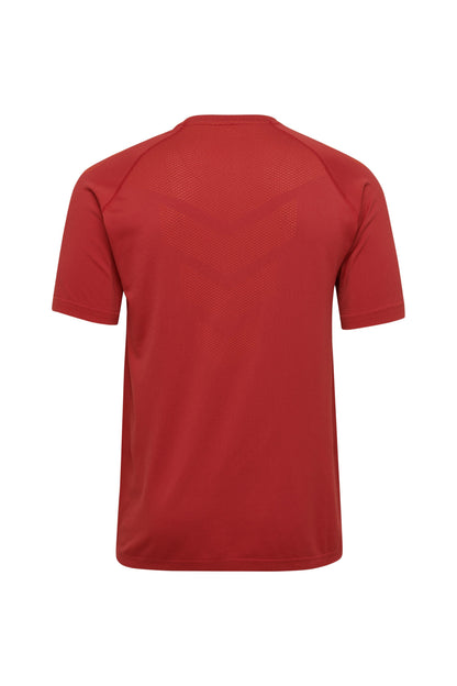 HUMMEL - Hmlauthentic Pro Seamless Jers S/s - Chili Pepper