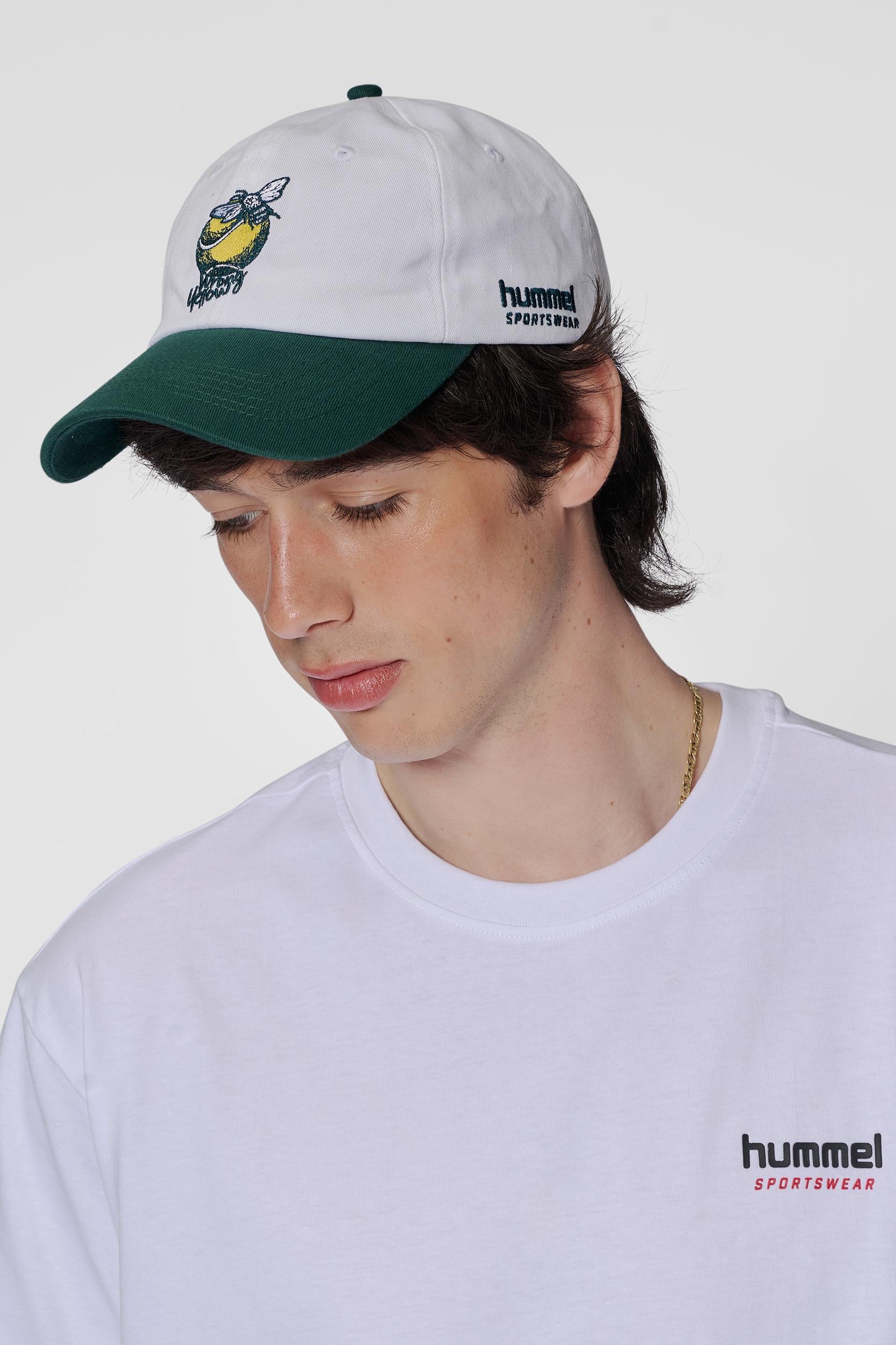 HUMMEL - Hmlbaseball Cap Wrong Yellow - White