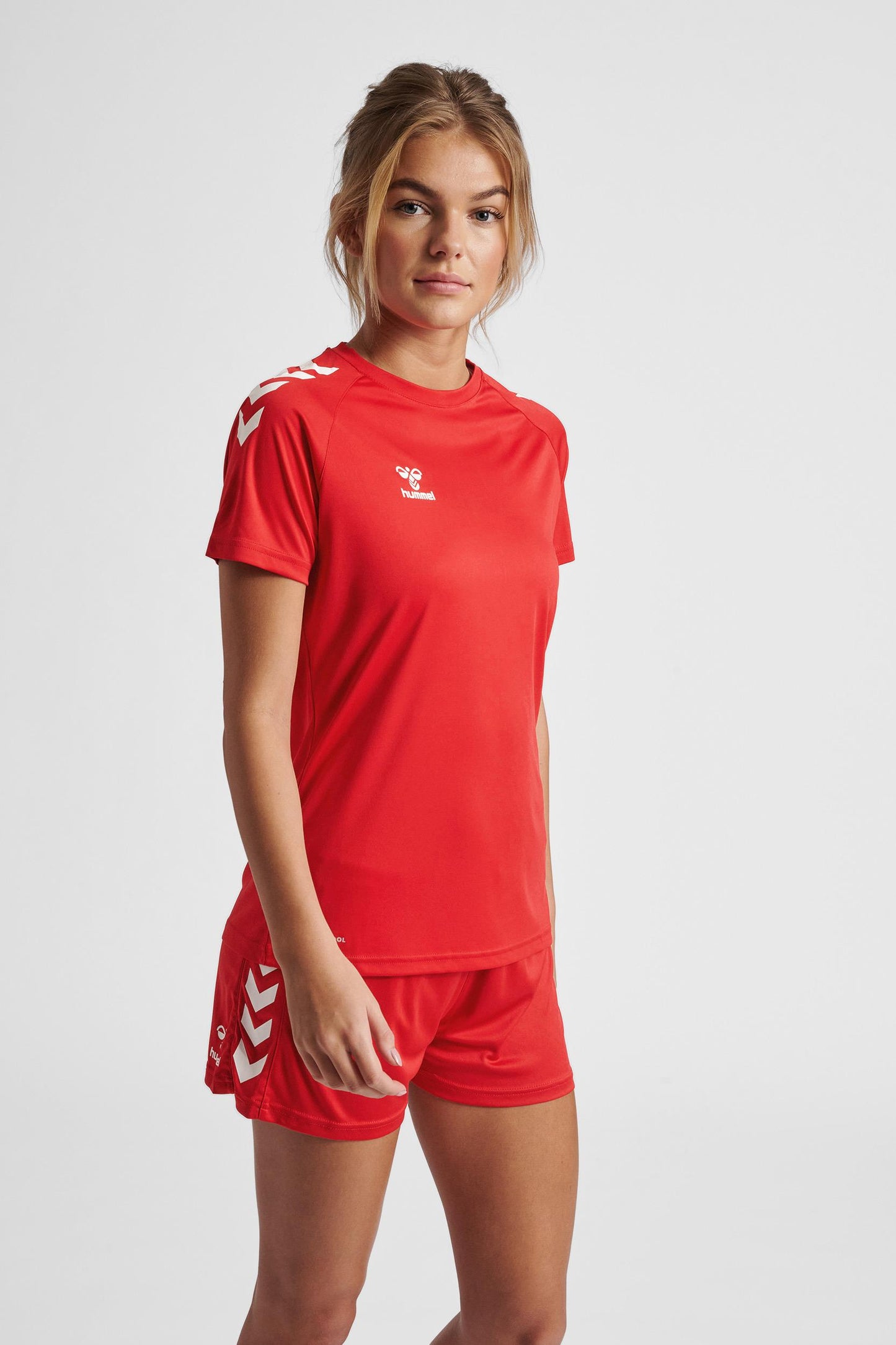 HUMMEL - Hmlcore Xk Core Poly Tee  S/s Woman - True Red