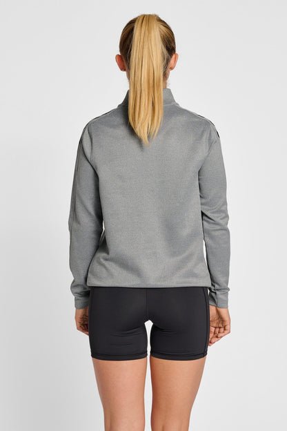 HUMMEL - Hmlcore Xk Half Zip Sweat Woman - Grey Melange