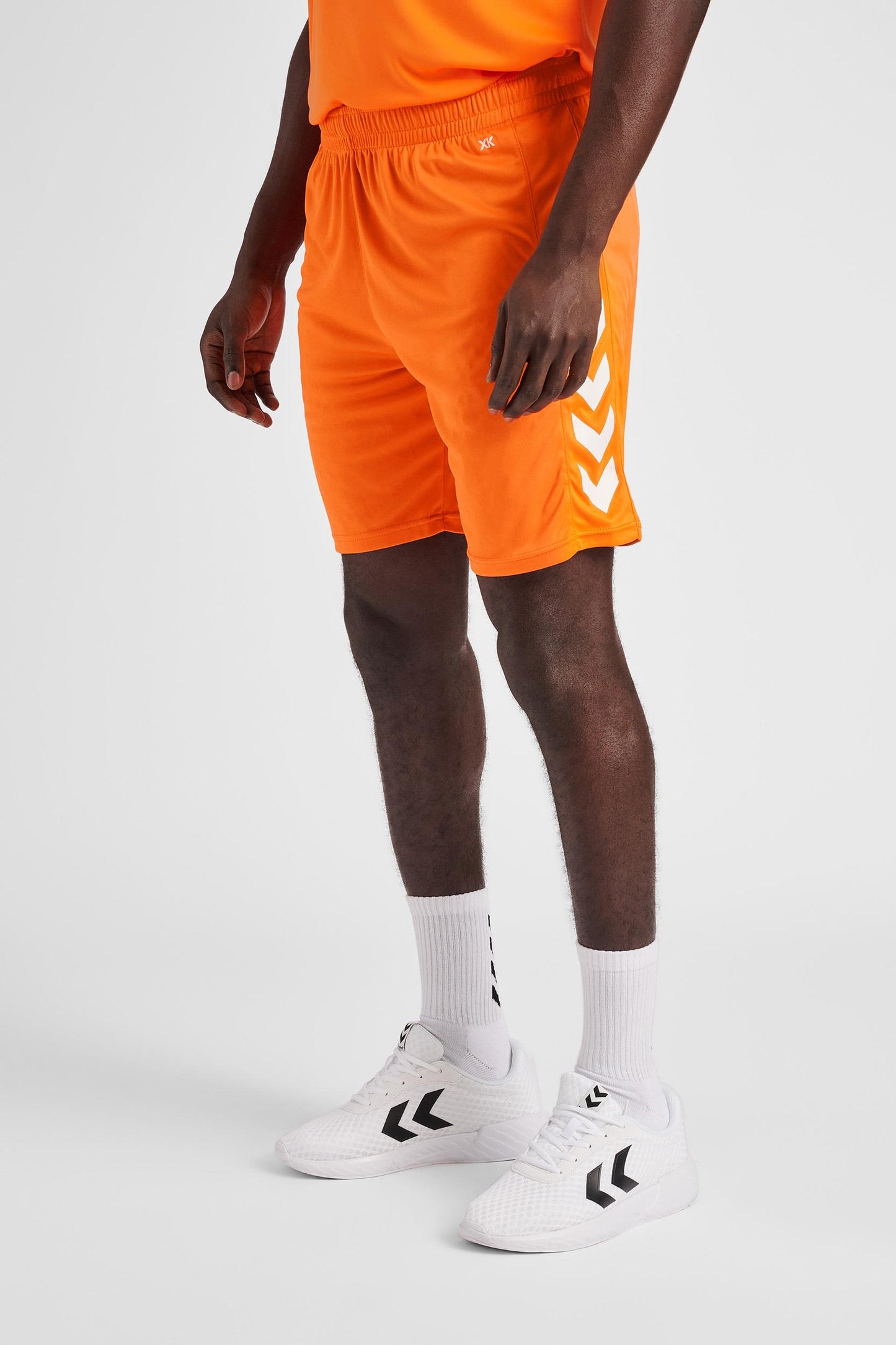 HUMMEL - Hmlcore Xk Poly Shorts - Orange Tiger