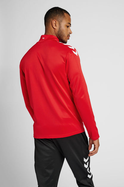 HUMMEL - Hmlcore Xk Poly Zip Sweat - True Red