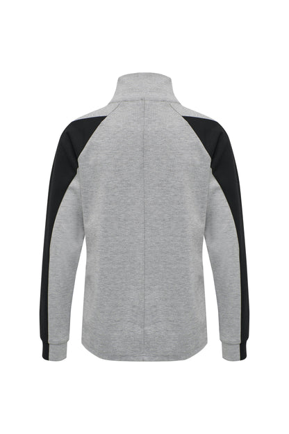 HUMMEL - Hmlessi Zip Jacket - Grey Melange