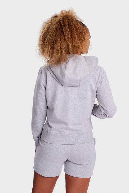 HUMMEL - Hmlgo 2.0 Zip Hoodie Woman - Grey Melange