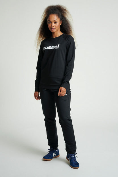 HUMMEL - Hmlgo Cotton Logo Sweatshirt Woman - Black