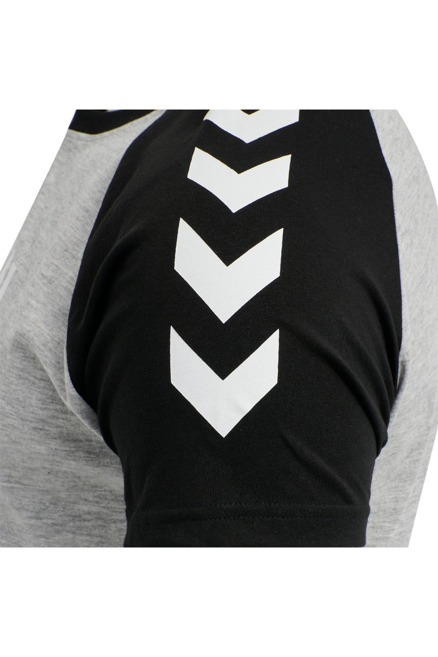 HUMMEL - Hmllegacy Blocked T-shirt - Grey Melange