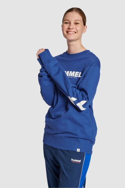 HUMMEL - Hmllegacy Sweatshirt - Mazarine Blue