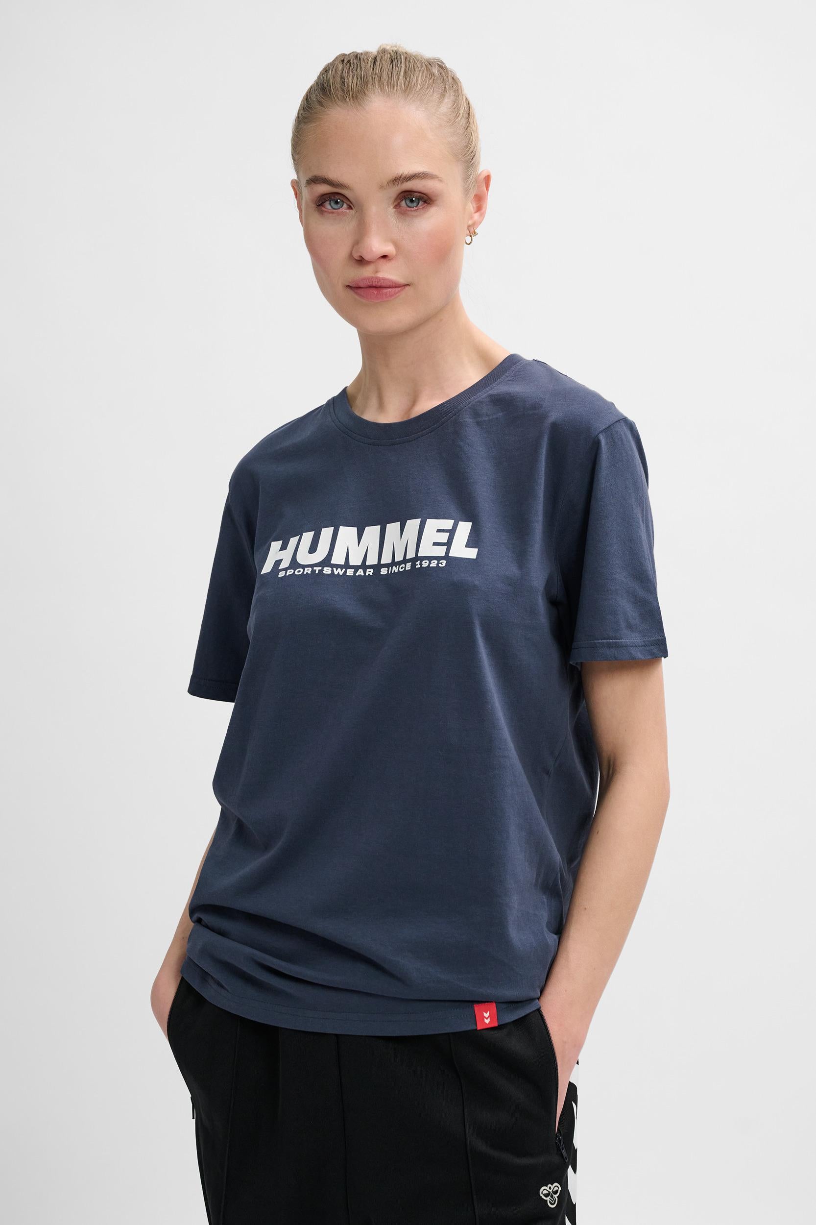 HUMMEL - Hmllegacy T-shirt - Blue Nights