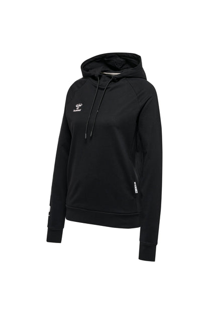 HUMMEL - Hmlmove Grid Cotton Hoodie Woman - Black