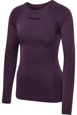 HUMMEL - Hmlmt Shaping Seamless T-shirt L/s - Plum Perfect