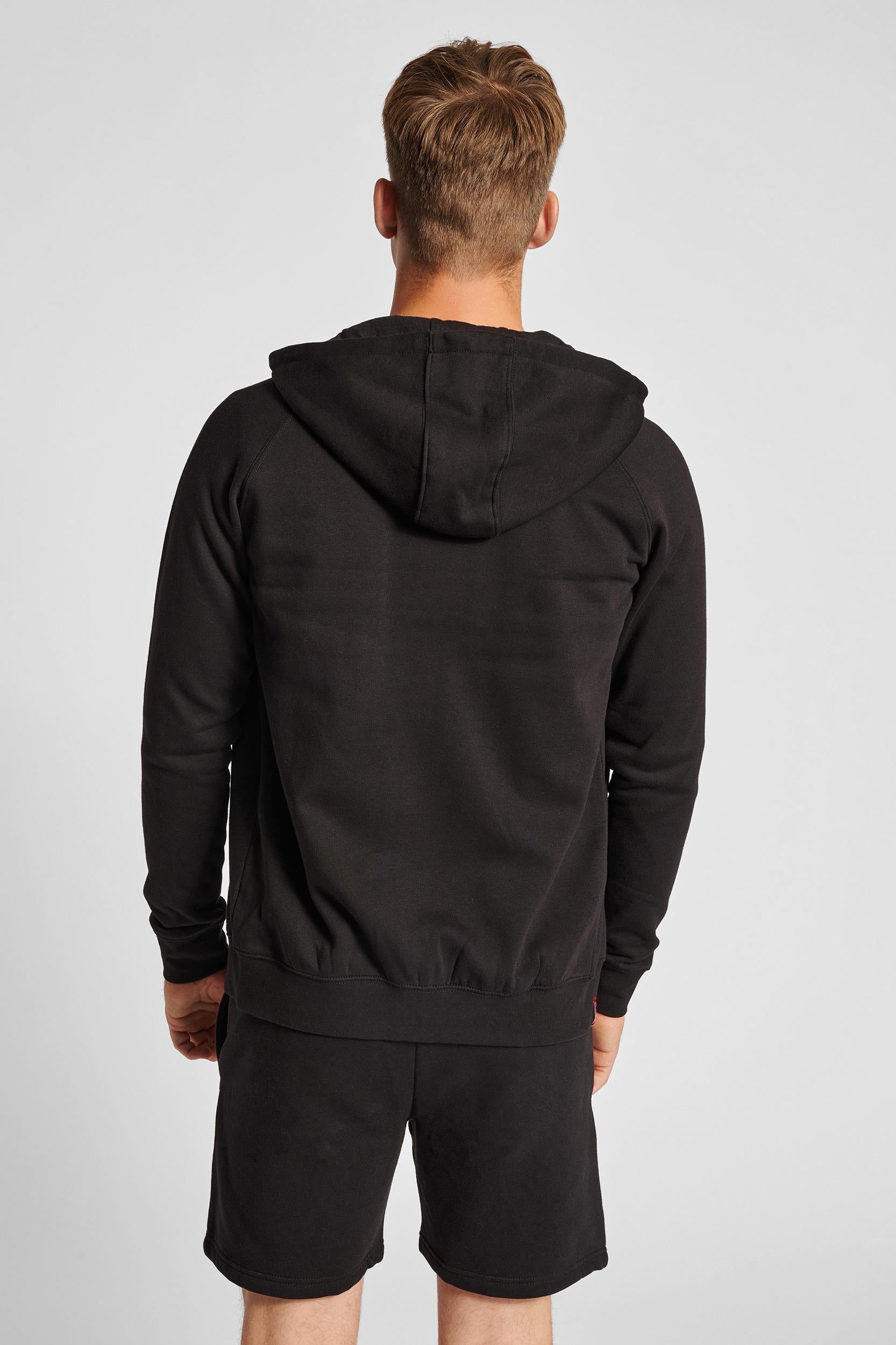 HUMMEL - Hmlred Classic Zip Hoodie - Black