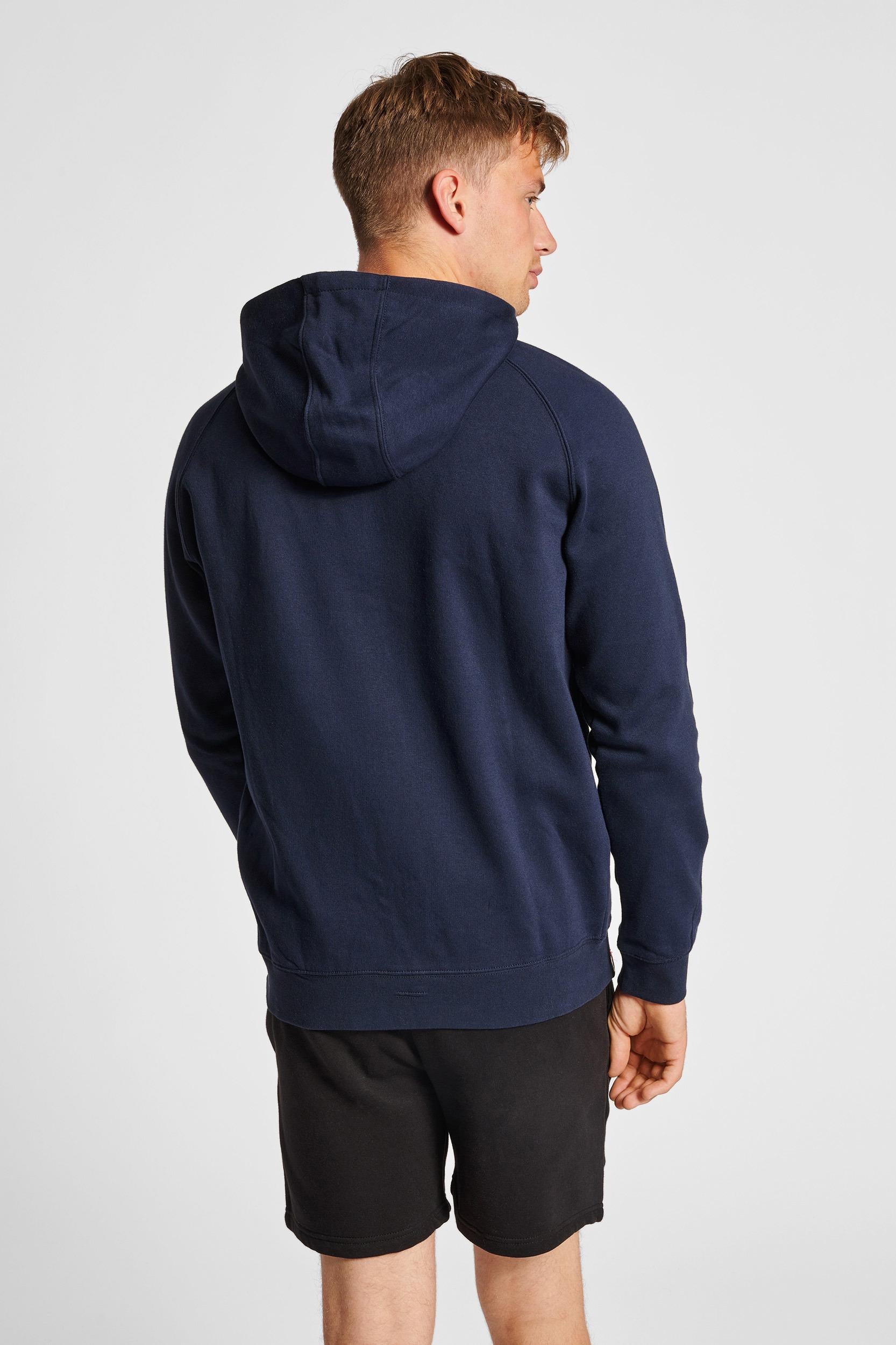 HUMMEL - Hmlred Classic Zip Hoodie - Marine