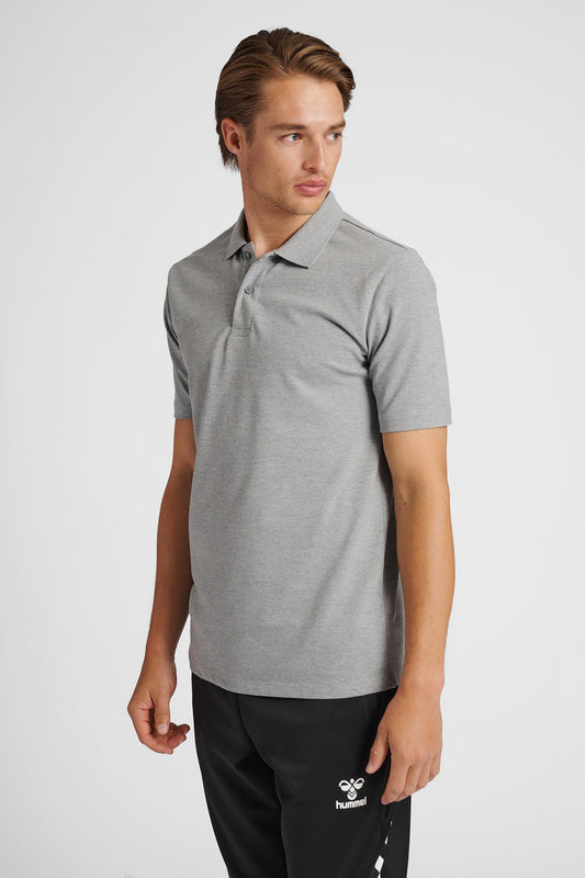 HUMMEL - Hmlred Stretch Polo - Grey Melange