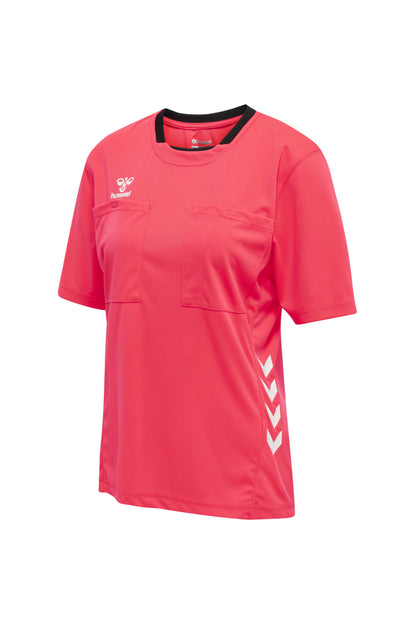 HUMMEL - Hmlreferee Chevron Wo  Jersey S/s - Diva Pink