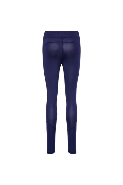 HUMMEL - Hmlstaltic Hw Poly Tights Woman - Marine/paisley Purple