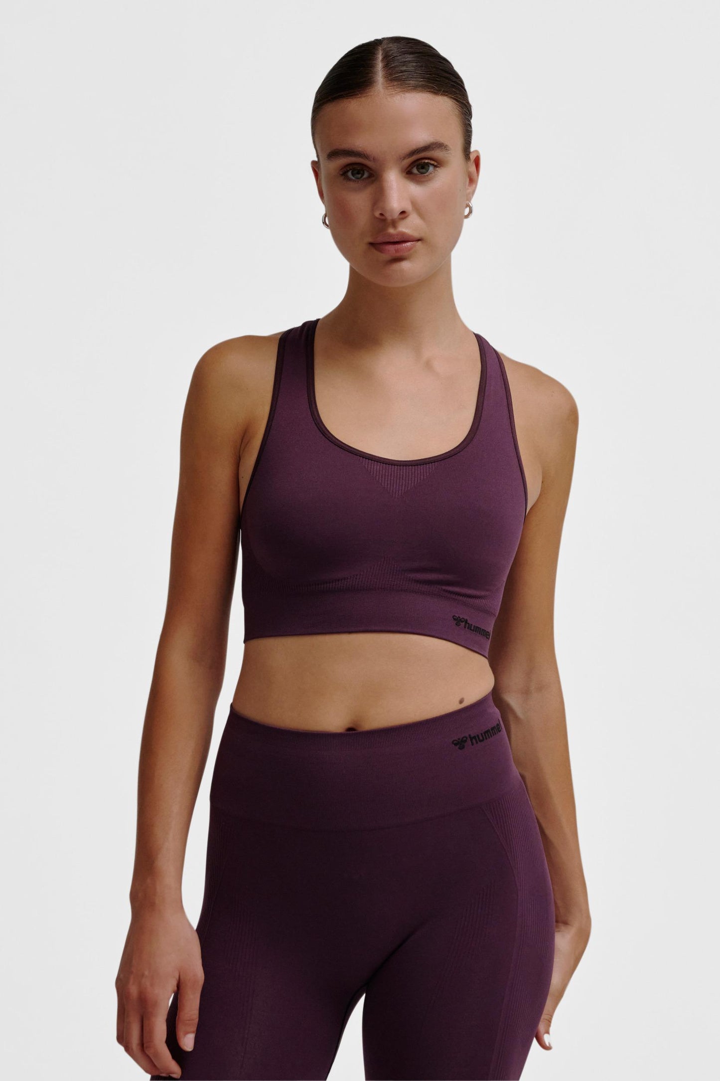 HUMMEL - Hmltif Seamless Sports Top - Plum Perfect