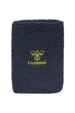 HUMMEL - Old School Big Wristband - Dark Denim/lime Punch