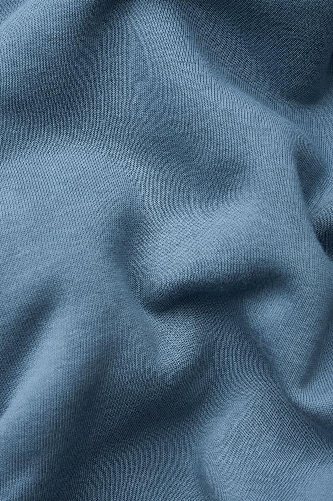 ICANIWILL - Everyday Cropped Crewneck - Steel Blue