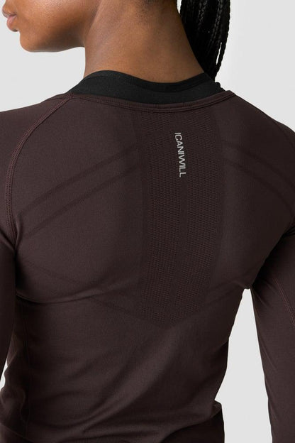 ICANIWILL - Everyday Seamless Ls - Chocolate Brown