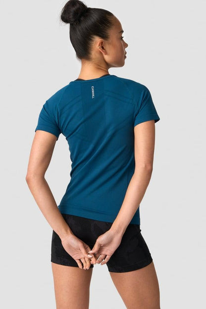 ICANIWILL - Everyday Seamless T-shirt - Teal Blue