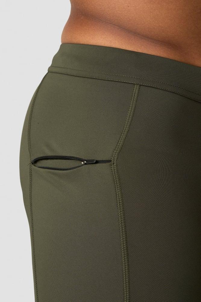 ICANIWILL - Mercury Short Tight Shortss - Pine Green