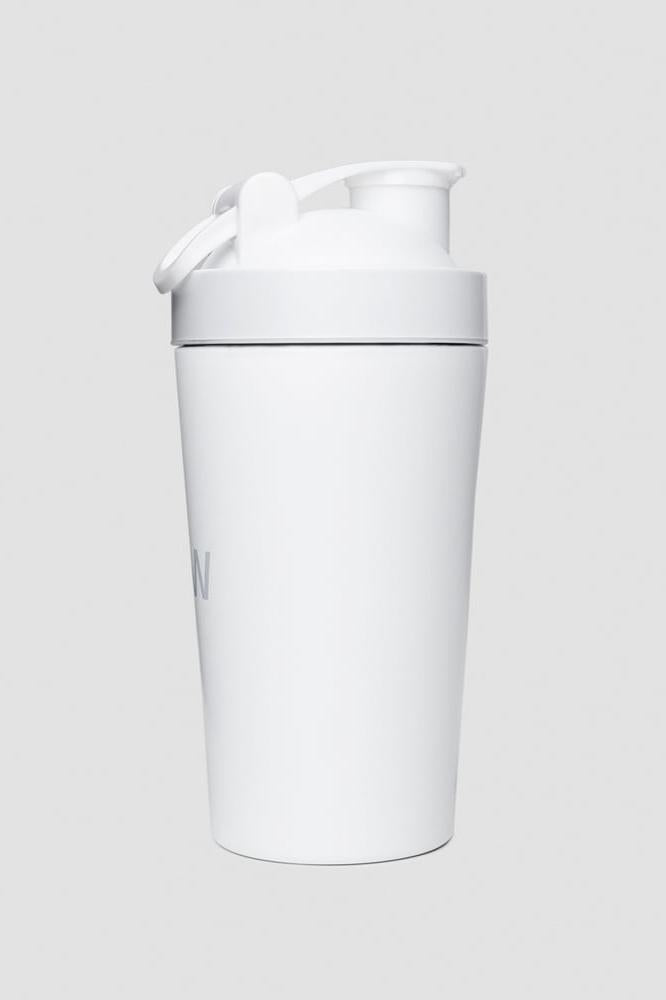 ICANIWILL - Shaker Bottle Stainless Steel 500ml - White