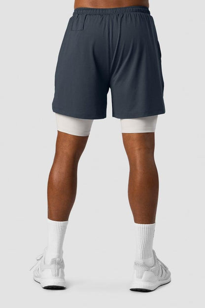 ICANIWILL - Stride 2-in-1 Shorts - Navy