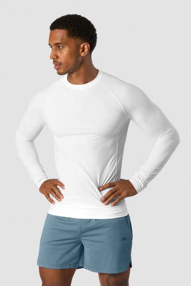 ICANIWILL - Stride Muscle Fit Long Sleeve - White