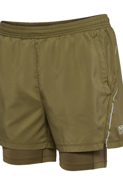 NEWLINE - Nwlfast 2in1 Zip Pocket Shorts W - Capers