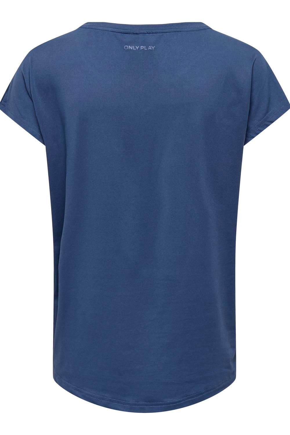 ONLYPLAY - Aubree Life On Ss Bat Loose Tee - Blue