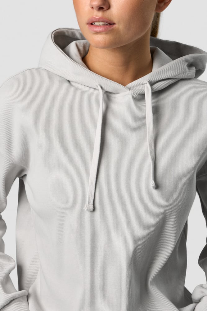 recharge hoodie wmn light grey