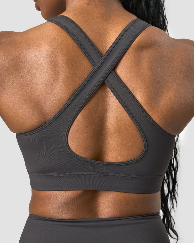 scrunch sports bra anthracite wmn