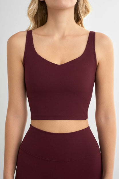 Softy Crop Top - for dame - Famme - Sports Bra