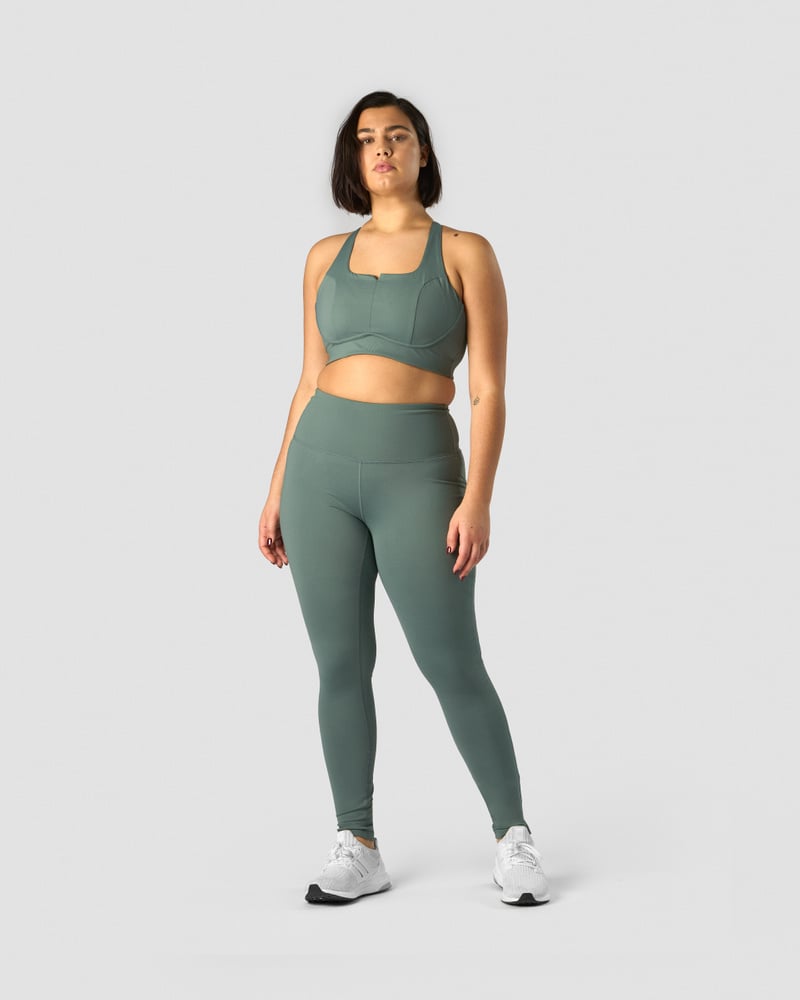 stride tights wmn sea green