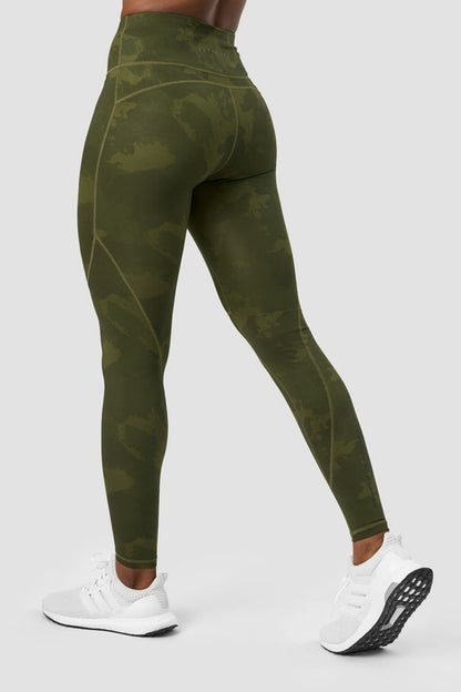 ultimate training tights wmn green camo