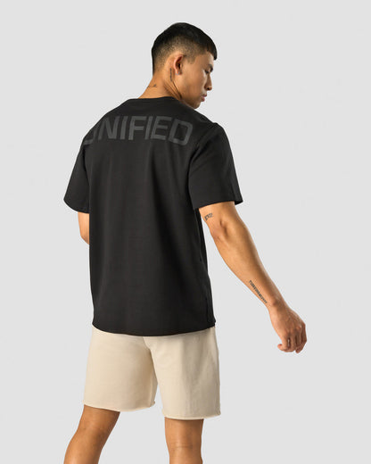 unified t-shirt print black